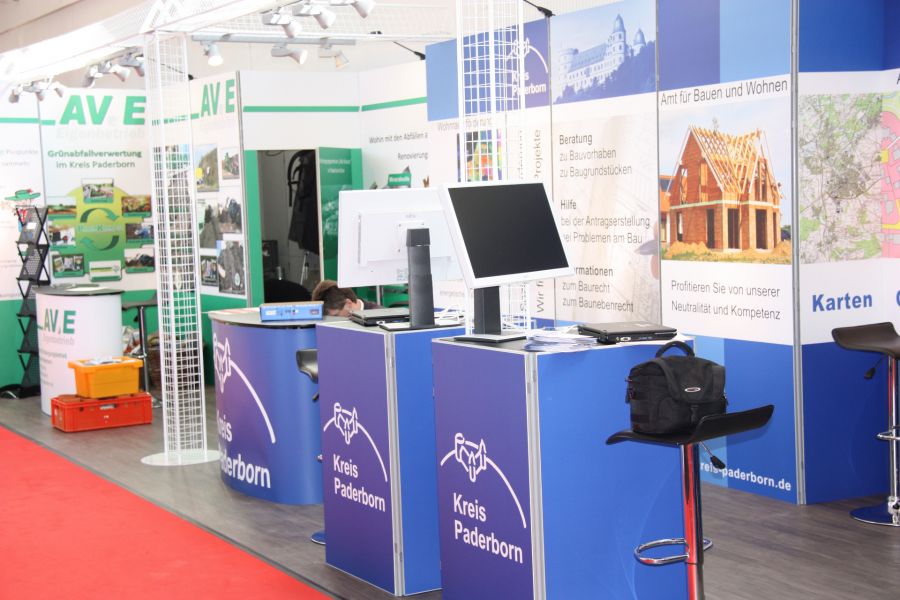 Kreis Paderborn und A.V.E gemeinsam auf der PaderBau vom 23. bis 25. Februar 2018 (Foto: © Kreis Paderborn)